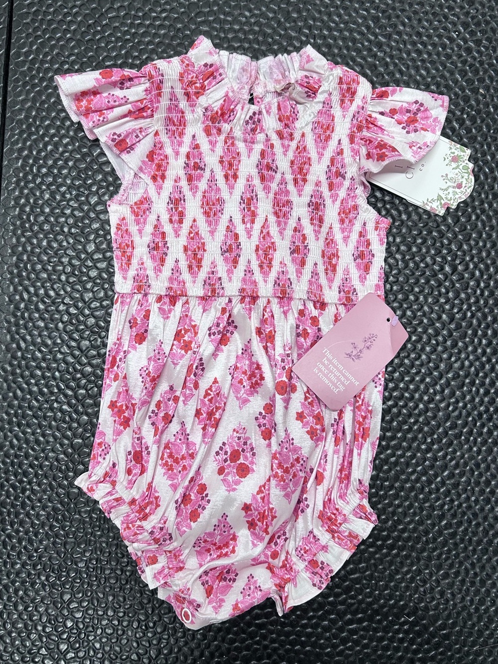 NWT IVY CITY CO Kylie ROMPER BABY 9-12 months